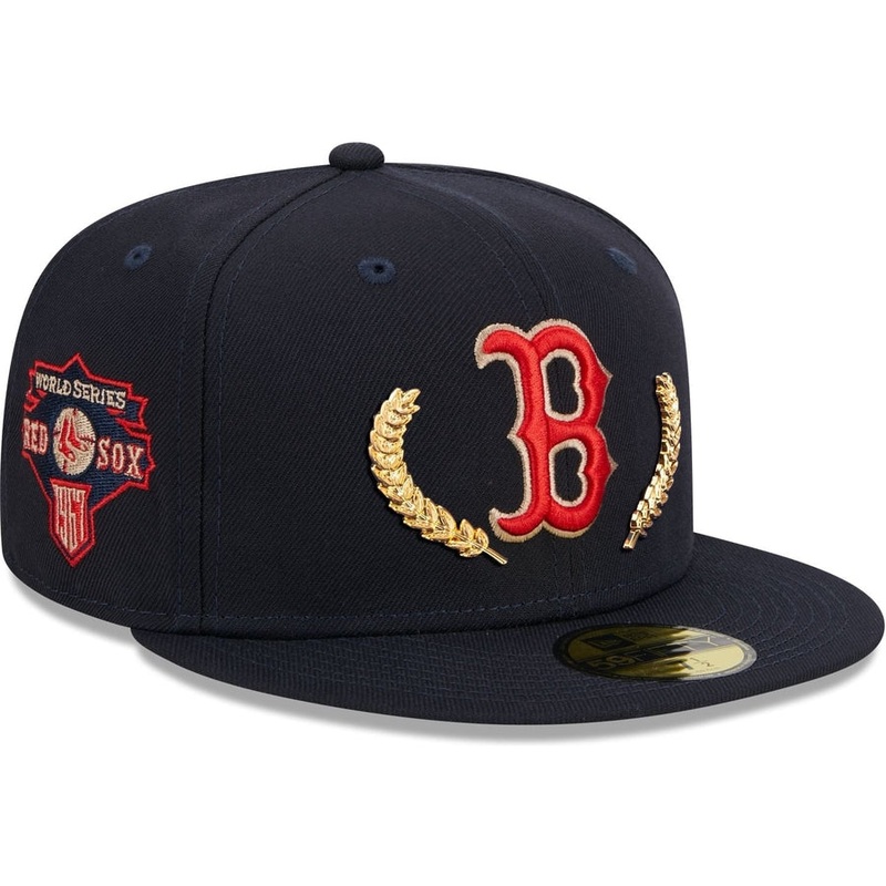 New Era Boston Red Sox Gold Leaf 2023 59FIFTY Fitted Hat