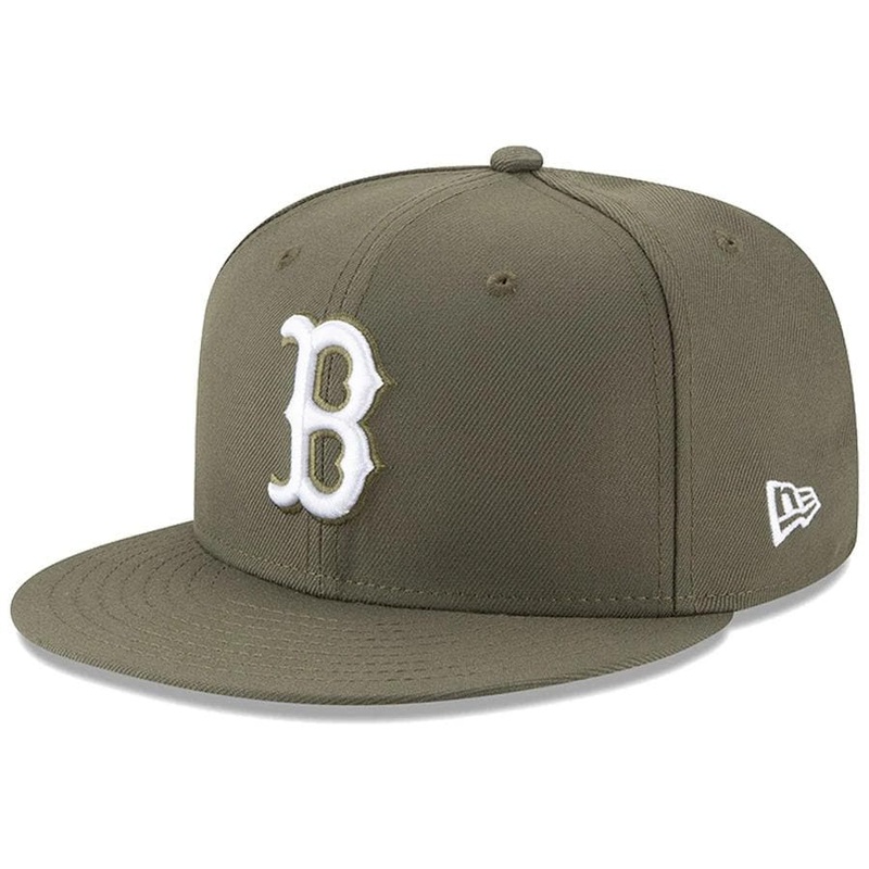 New Era Boston Red Sox Military Green 59FIFTY Fitted Hat