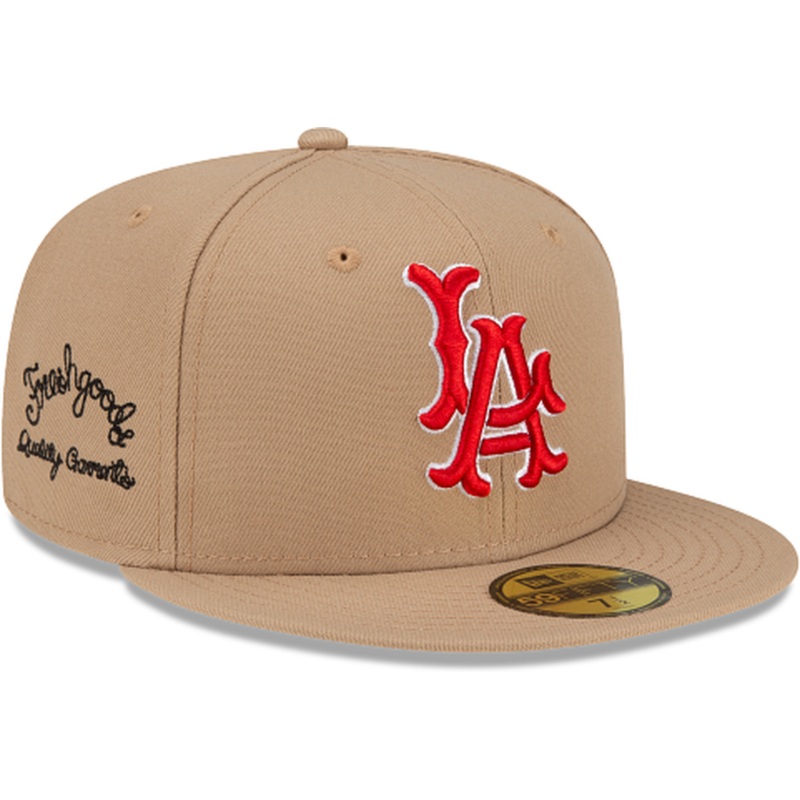New Era  Joe Freshgoods X Los Angeles Angels Camel 2022 59FIFTY Fitted Hat