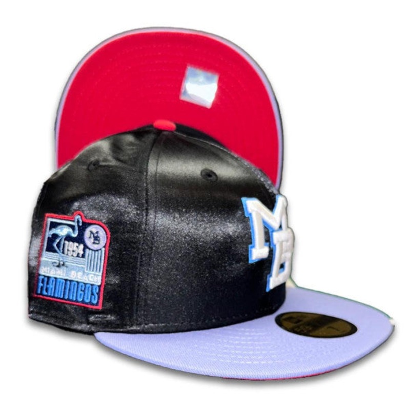 New Era Miami Beach Flamingos ‘Digit Satin Pack’ 59FIFTY Fitted Hat