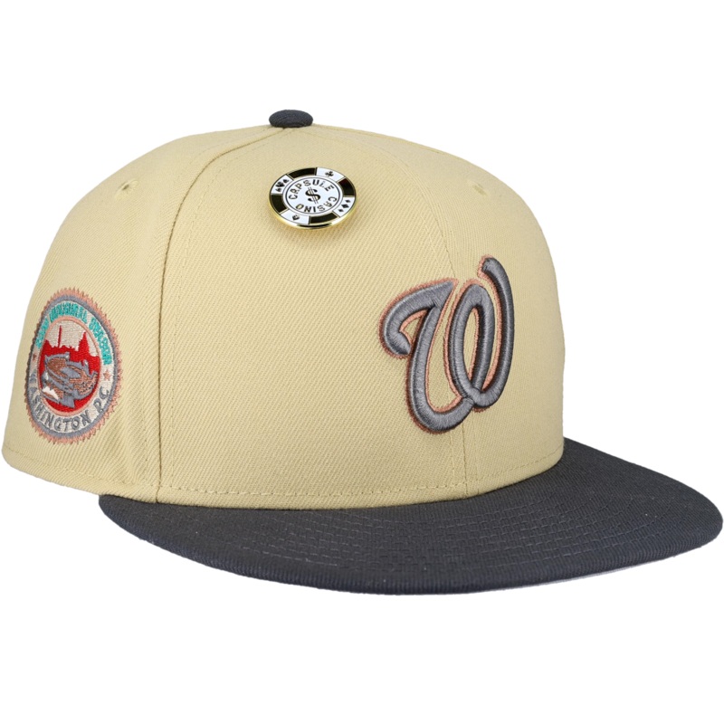New Era x Capsule Washington Nationals Vegas Gold Collection Inaugural Season 59FIFTY Fitted Hat