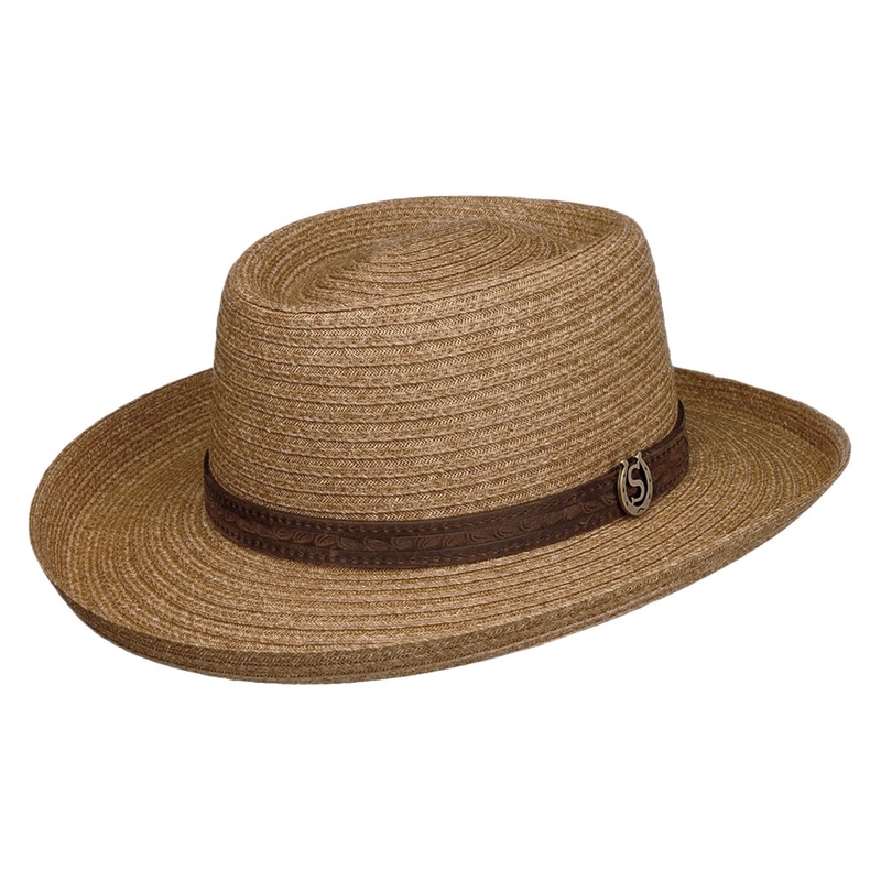 Stetson Hats Toyo Straw Gambler Hat – Desert Sand M