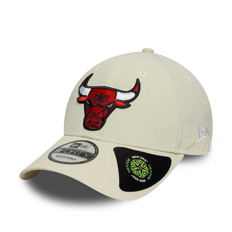Chicago Bulls NBA Recycled Cream 9FORTY Adjustable Cap OSFM