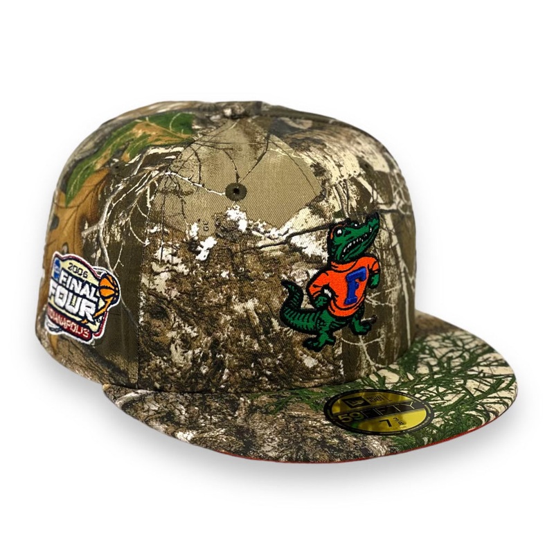 FLORIDA GATORS (REAL TREE)  “2006 FINAL FOUR” NEW ERA 59FIFTY (ORANGE UNDER VISOR) 7