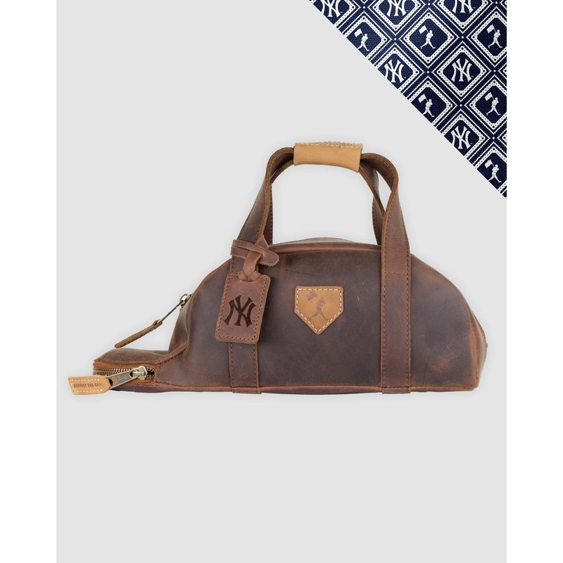 Glove Leather Toiletry Bat Bag – New York Yankees