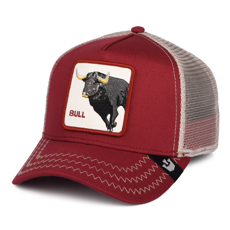 Goorin Bros. Bull Trucker Cap – Red Adjustable