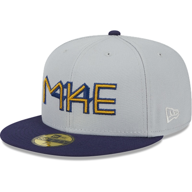 New Era Milwaukee Brewers Metallic City Connect 2023 59FIFTY Fitted Hat