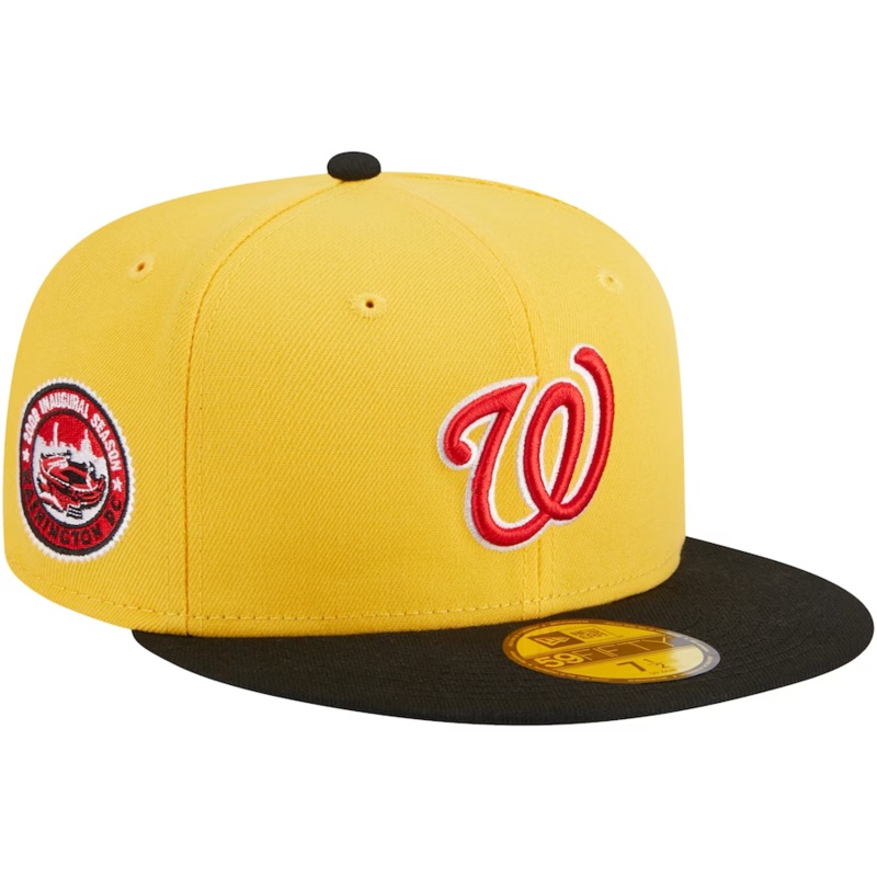 New Era Washington Nationals Yellow/Black Grilled 2023 59FIFTY Fitted Hat