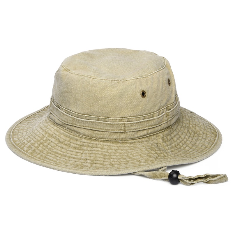 Packable Cotton Boonie Hat – Khaki – Wholesale Pack Prepack