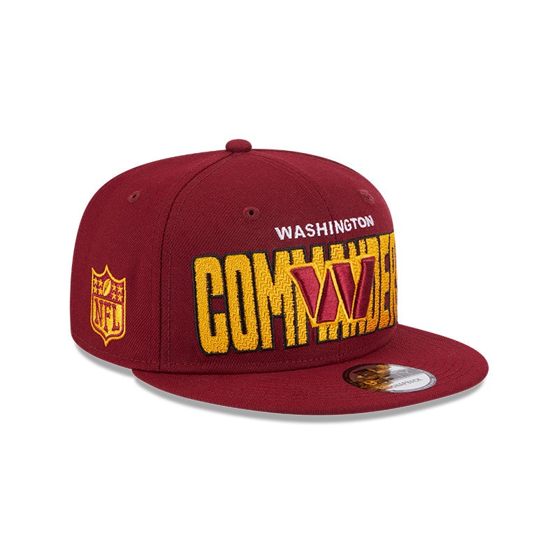 Washington Commanders New Era 2023 NFL Draft 9FIFTY Snapback Adjustable Hat – Burgundy