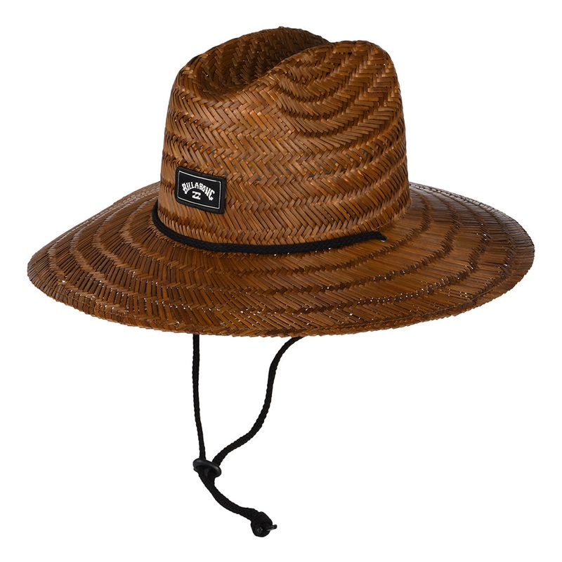 Billabong Hats Tides Seagrass Straw Lifeguard Hat – Brown 1-Size