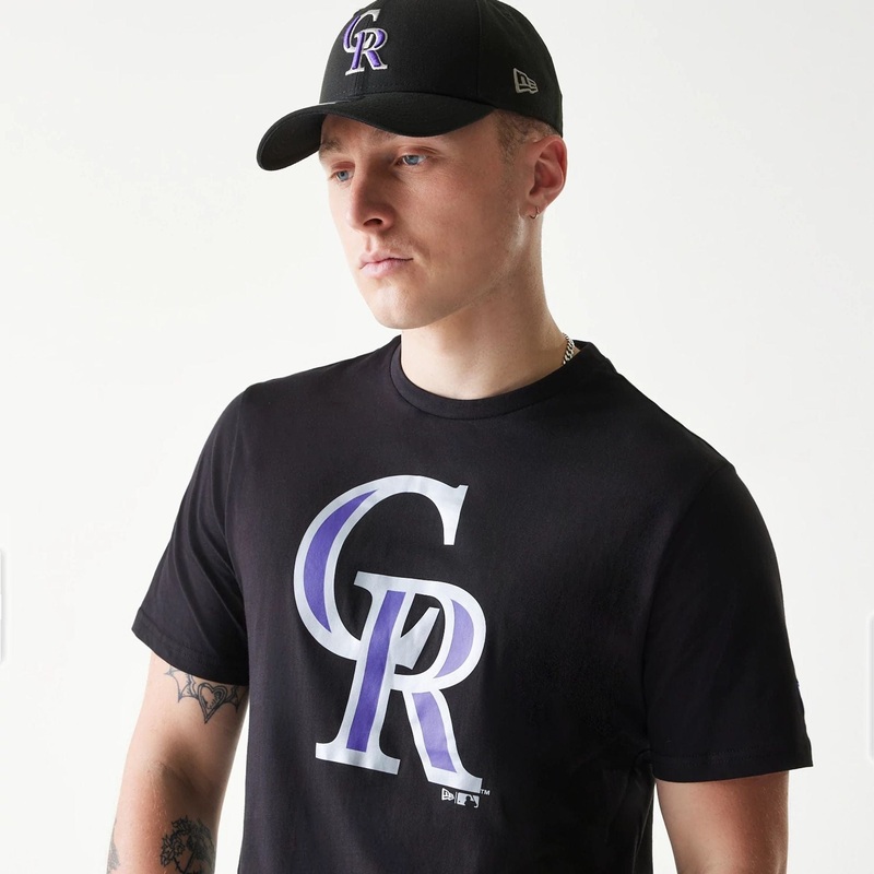 Colorado Rockies MLB Regular Black T-Shirt XS