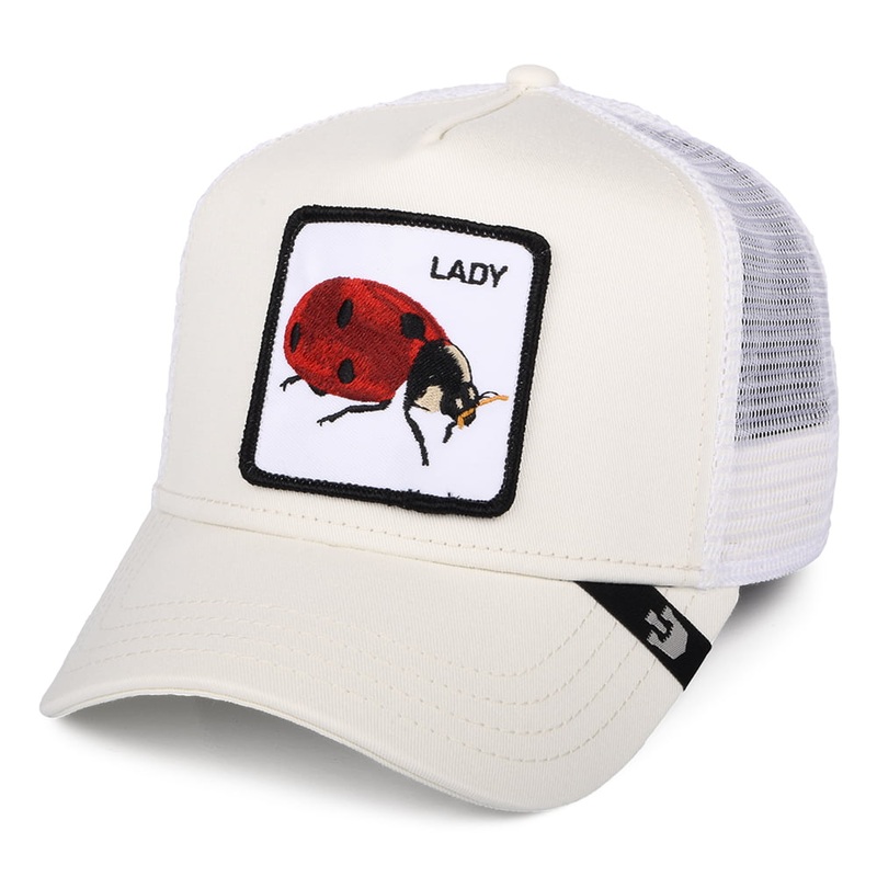 Goorin Bros. Spot Ladybug Trucker Cap – Ivory Adjustable