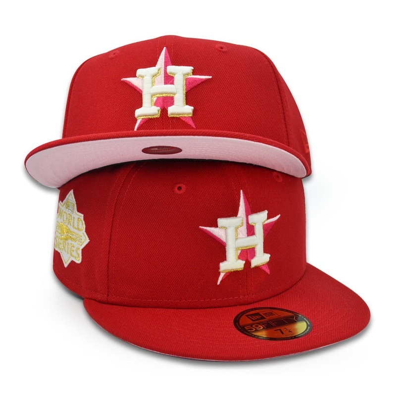 Houston Astros 2022 WORLD SERIES Exclusive New Era 59Fifty Fitted Hat – Red 6 7/8