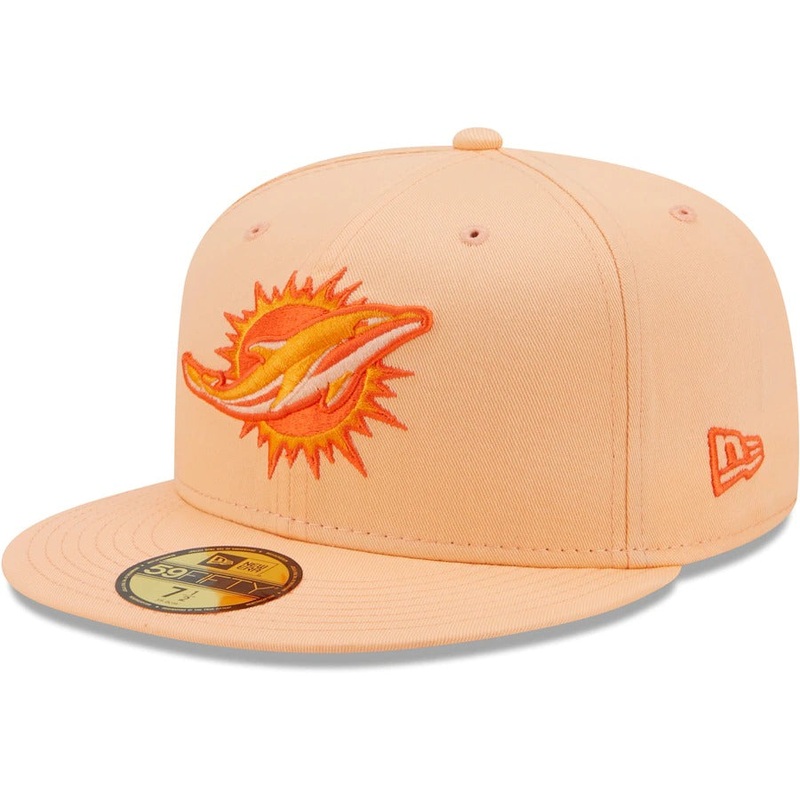 New Era Miami Dolphins Orange The Pastels 59FIFTY Fitted Hat