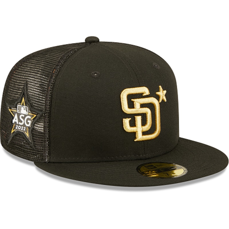 New Era  San Diego Padres 2022 All-Star Game Black/Gold 59FIFTY Fitted Hat