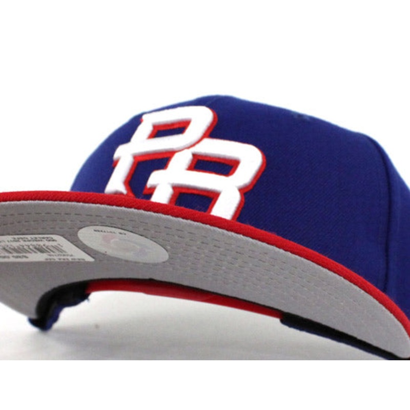 2017 World Baseball Classic Puerto Rico New Era 9Fifty Snapback Hat (TEAM COLORS) One Size