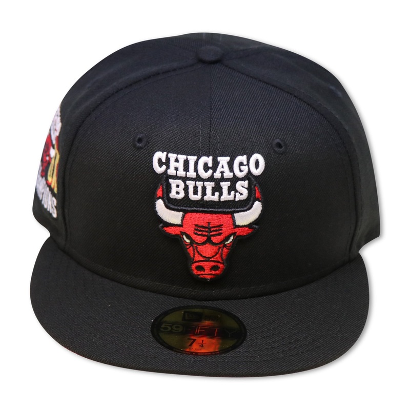 CHICAGO BULLS “6X CHAMPS” NEW ERA 59FIFTY FITTED (LAST DANCE) (PINK BOTTOM) 67/8