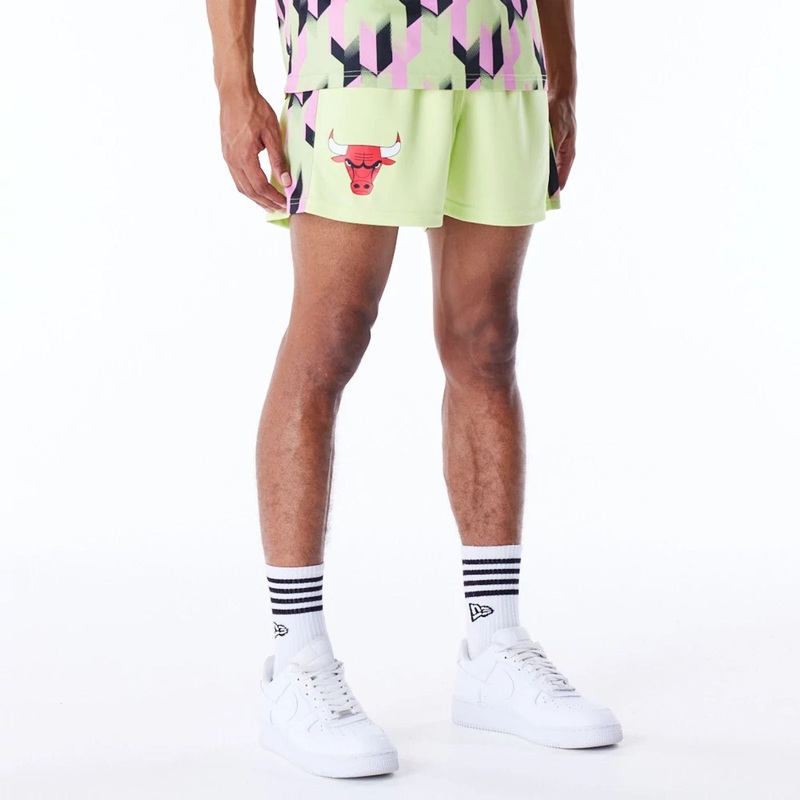 Chicago Bulls NBA Soccer Pastel Green Short Shorts XS