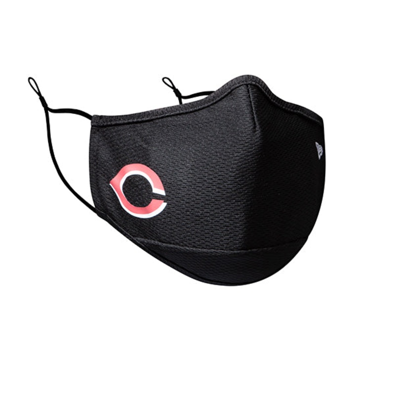 Cincinnati Reds New Era Adult MLB On-Field Face Covering Mask – Black