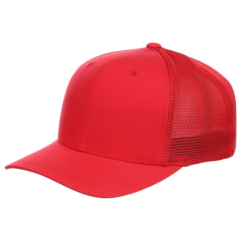 Flexfit Blank 110 Trucker – Red Adjustable