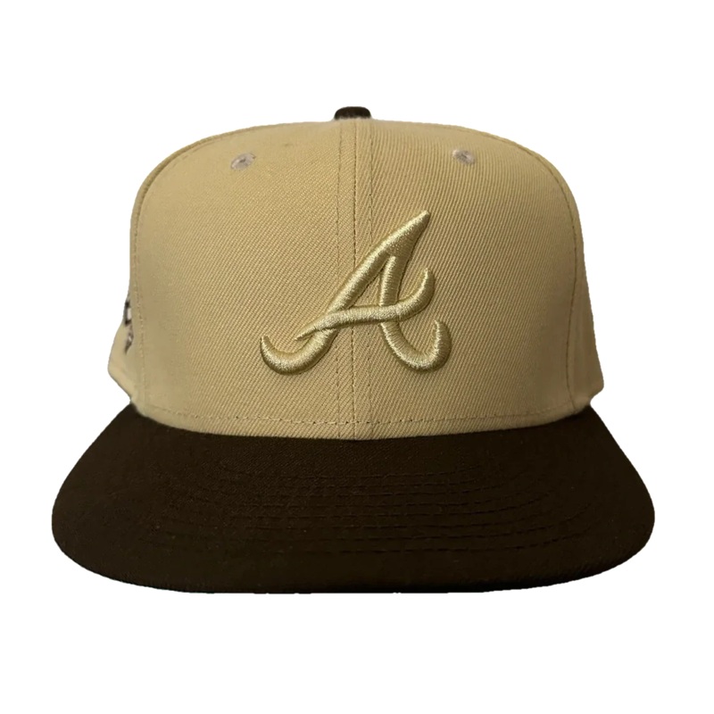 New Era Atlanta Braves Vegas Gold Manolo MLK 1996 World Series 59FIFTY Fitted Hat