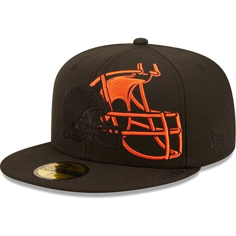 New Era Cleveland Browns Logo Feature 2022 59FIFTY  Fitted Hat