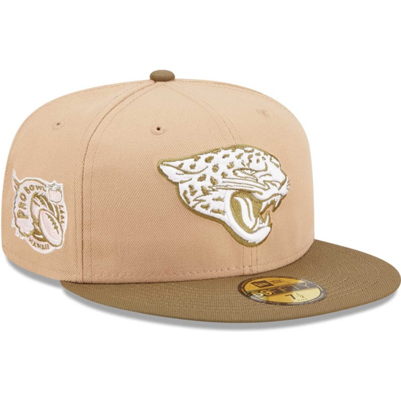New Era Jacksonville Jaguars 1997 Pro Bowl Saguaro Tan/Olive 59FIFTY Fitted Hat