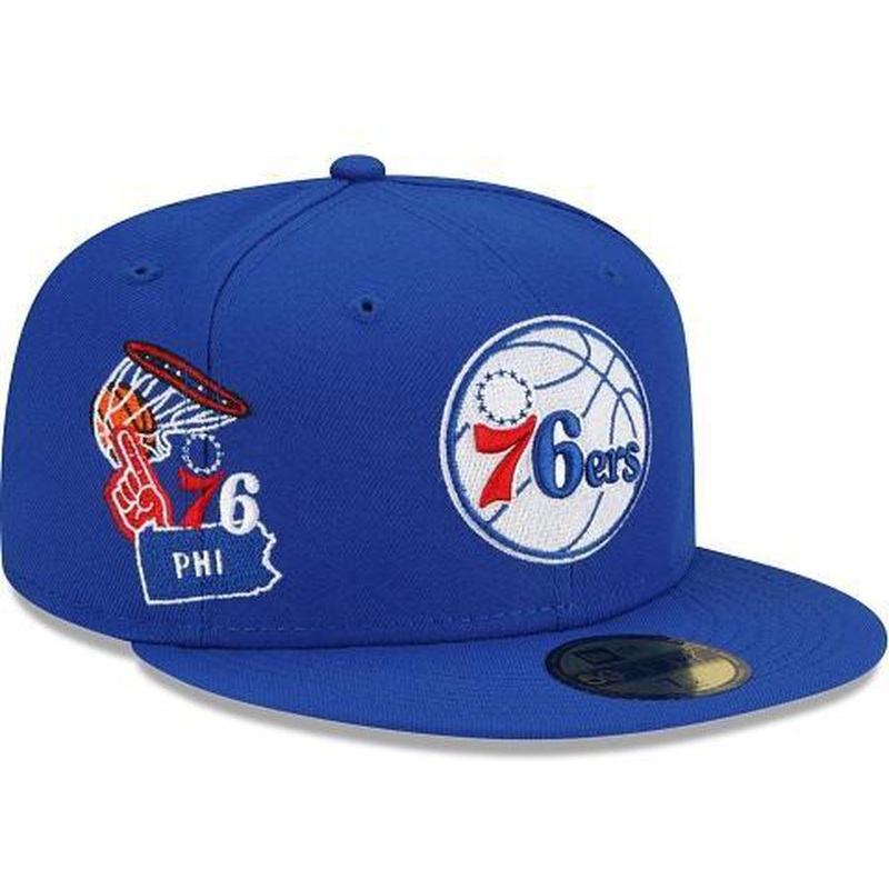 New Era Philadelphia 76ers Fan Out 59fifty Fitted Hat