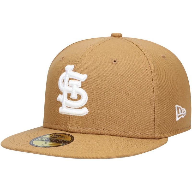 New Era Tan St. Louis Cardinals Wheat 59FIFTY Fitted Hat