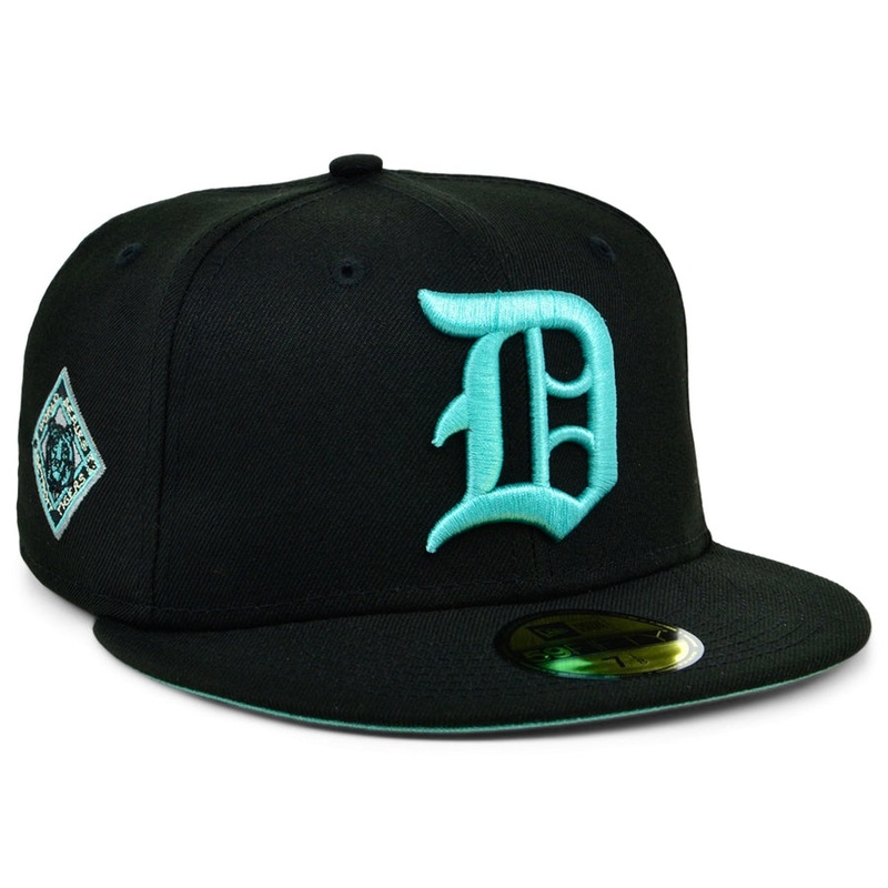 New Era x Lids HD Detroit Tigers Black/Mint 2022 59FIFTY Fitted Cap
