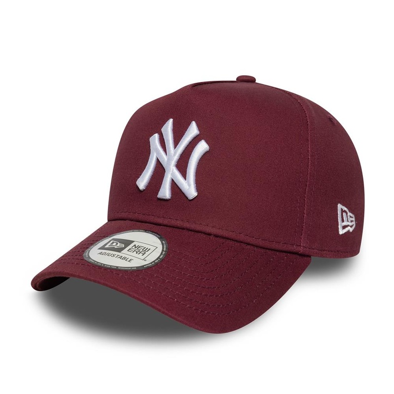 New York Yankees E-Frame MLB League Essential Maroon Trucker Cap One Size