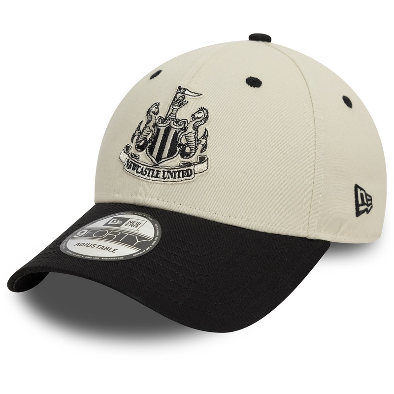 Newcastle United 9FORTY Contrast Visor Ivory/Black Cap One Size