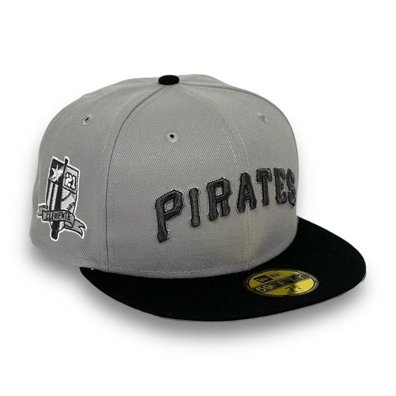 PITTSBURGH PIRATES (GREY)(ROBERTO CLEMENTE) NEW ERA 59FIFTY FITTED 67/8