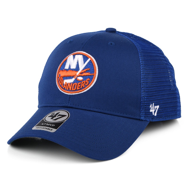 47 Brand New York Islanders Trucker Cap – NHL Branson MVP – Royal Blue Adjustable