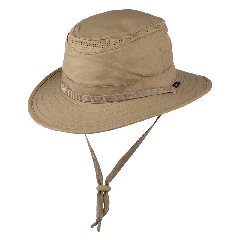 Brixton Hats Coolmax Packable Boonie Hat – Khaki Small/Medium