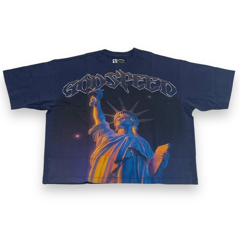 GODSPEED PURPLE CITY “LIBERTY” (NAVY) TEE XS