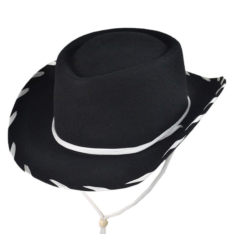 Jaxon & James Kids Cowboy Hat – Black-White Kids – 1-Size