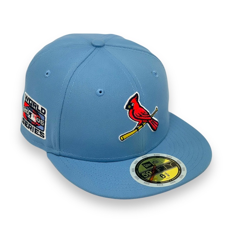 KIDS – ST.LOUIS CARDINALS “2006 WORLDSERIES” NEW ERA 59FIFTY FITTED (INFARED BOTTOM) 63/8