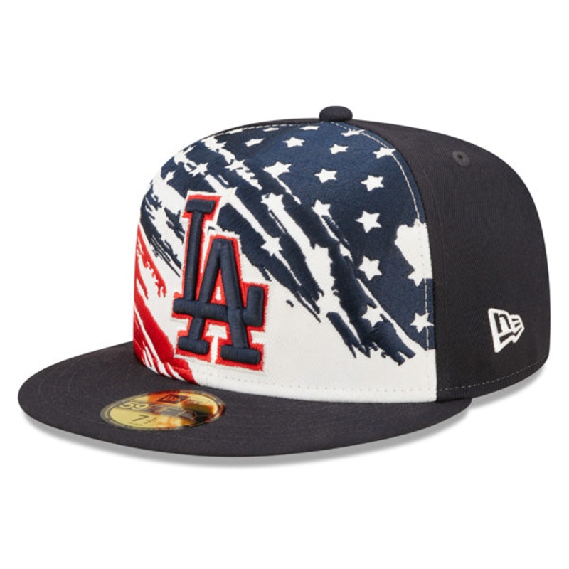 Los Angeles Dodgers New Era 4TH OF JULY On-Field 59FIFTY Fitted Hat – Navy 6 7/8