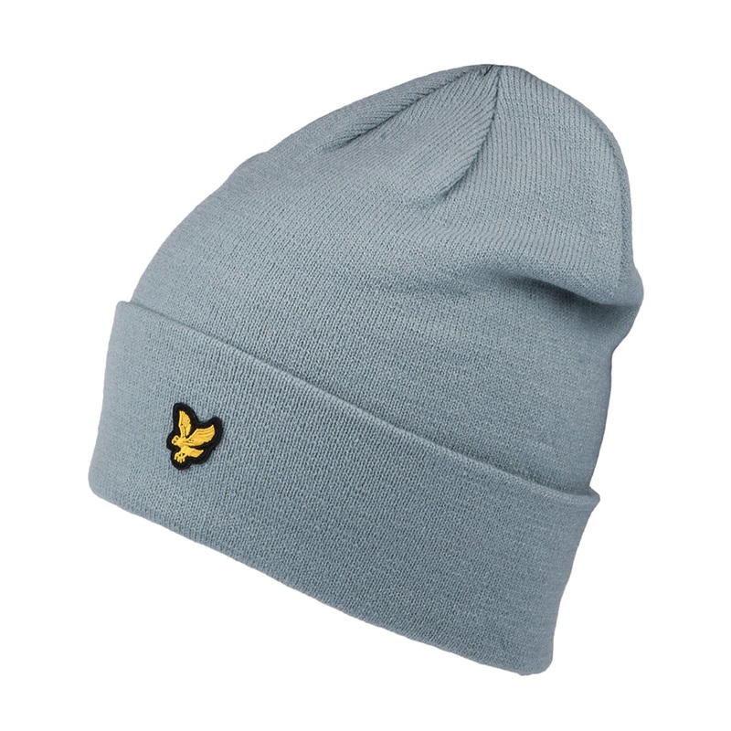 Lyle & Scott Hats Basic Beanie Hat – Dusty Blue 1-Size