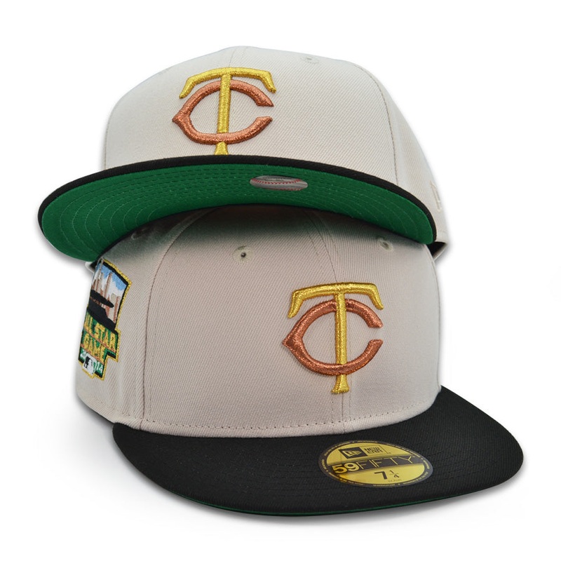 Minnesota Twins “ALCHEMY” Exclusive New Era 59Fifty Fitted Hat – Stone/Black 6 7/8