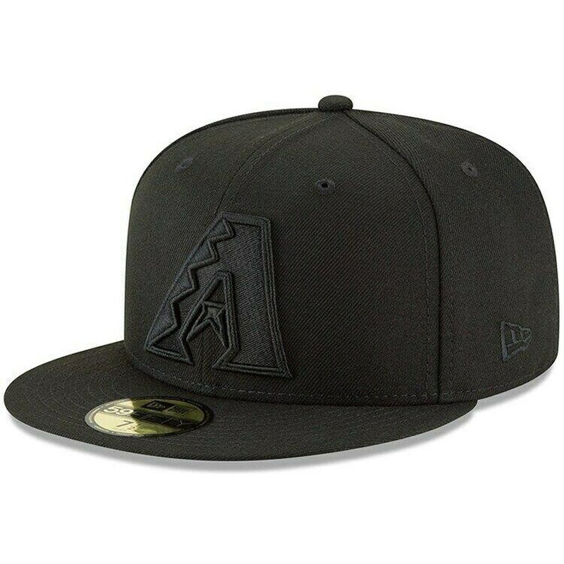 New Era Arizona Diamondbacks Black on Black 59FIFTY Fitted Hat