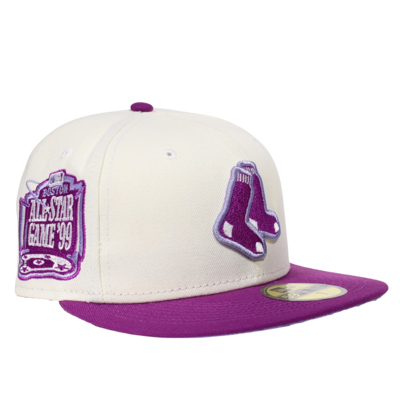 New Era Boston Red Sox 1999 All-Star Game White/Grape 59FIFTY Fitted Hat