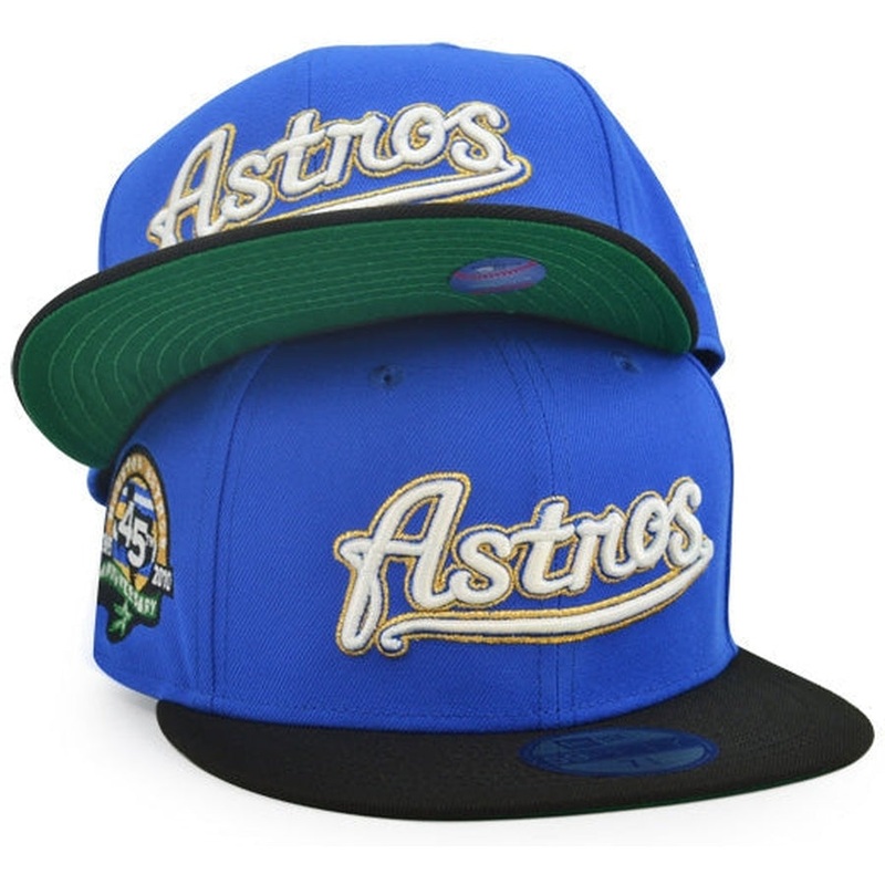 New Era Houston Astros 45th Anniversary Royal Blue/Black 59FIFTY Fitted Hat
