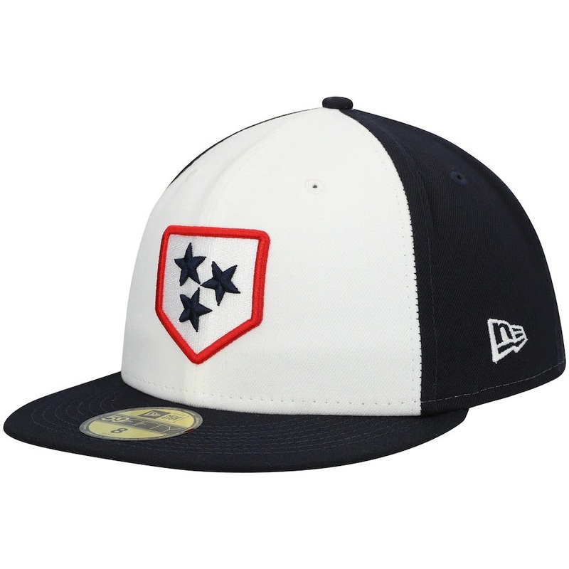 New Era Nashville Sounds White Authentic Collection Team Alternate 59FIFTY Fitted Hat