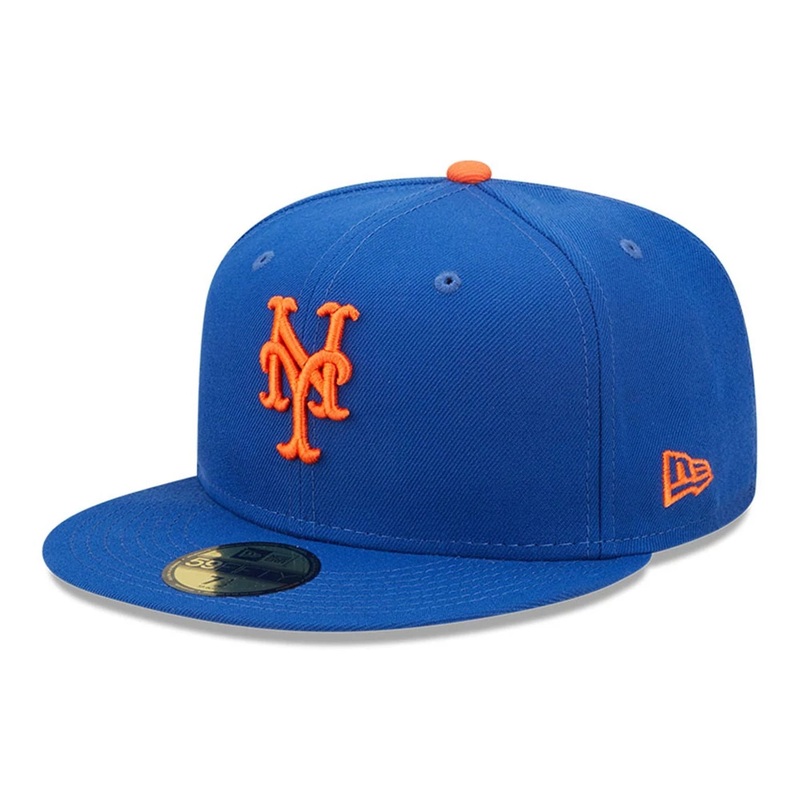New York Mets AC Perf Blue 59FIFTY Fitted Cap 6 7/8