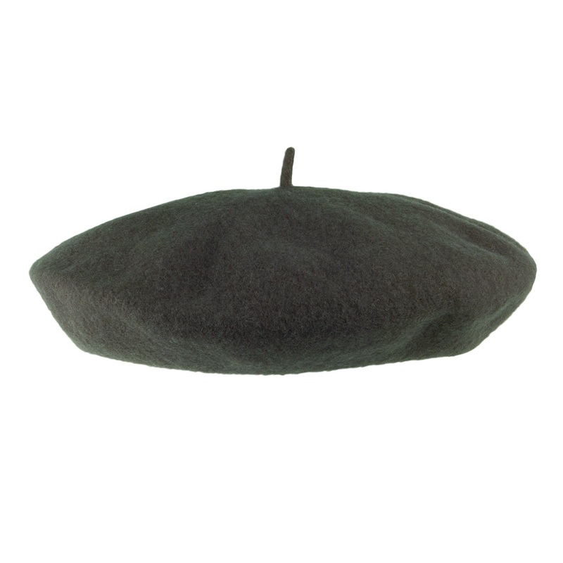 Brixton Hats Audrey Beret – Dark Green Small-56cm