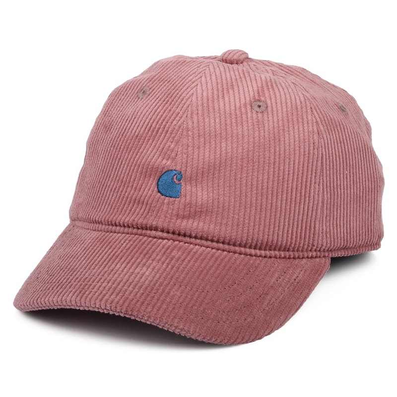 Carhartt WIP Hats Harlem Corduroy Baseball Cap – Dusky Pink Adjustable