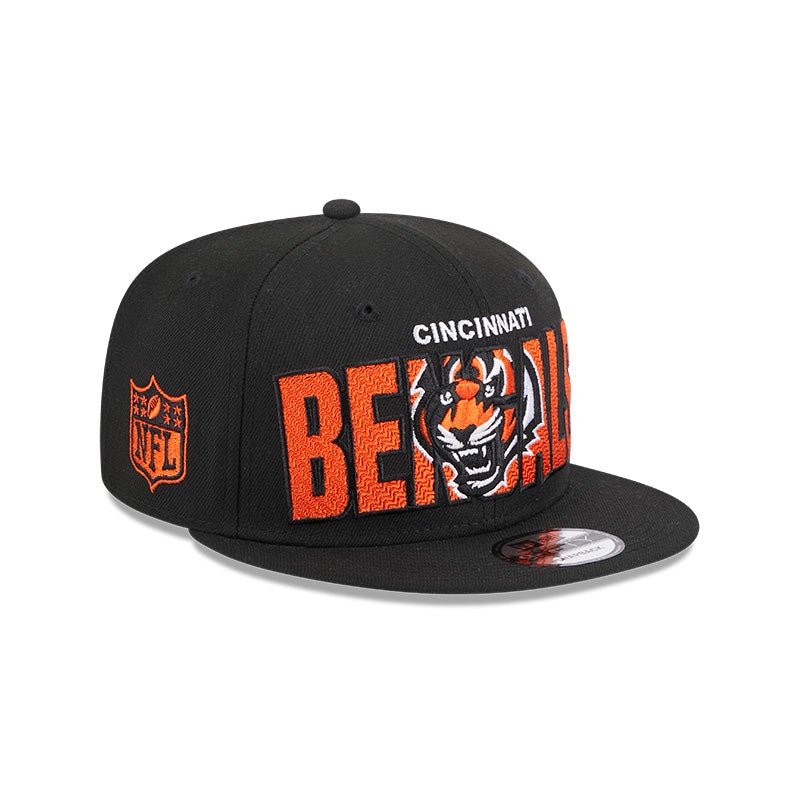 Cincinnati Bengals New Era 2023 NFL Draft 9FIFTY Snapback Adjustable Hat – Black
